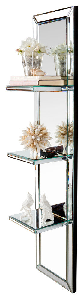Mirrored Wall Shelf