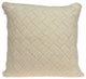 HomeRoots 20" x 0.5" x 20" Beautiful Transitional Beige Accent Pillow Cover