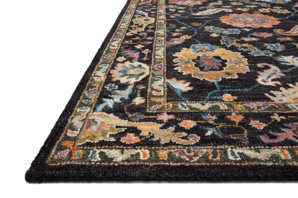 Loloi Padma Black / Multi 2'-0" x 5'-0" Area Rug