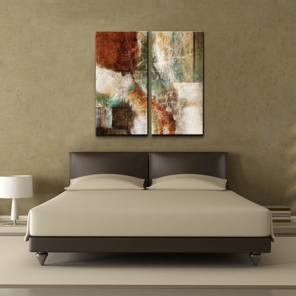Abstract 2-Piece Canvas Wall Art