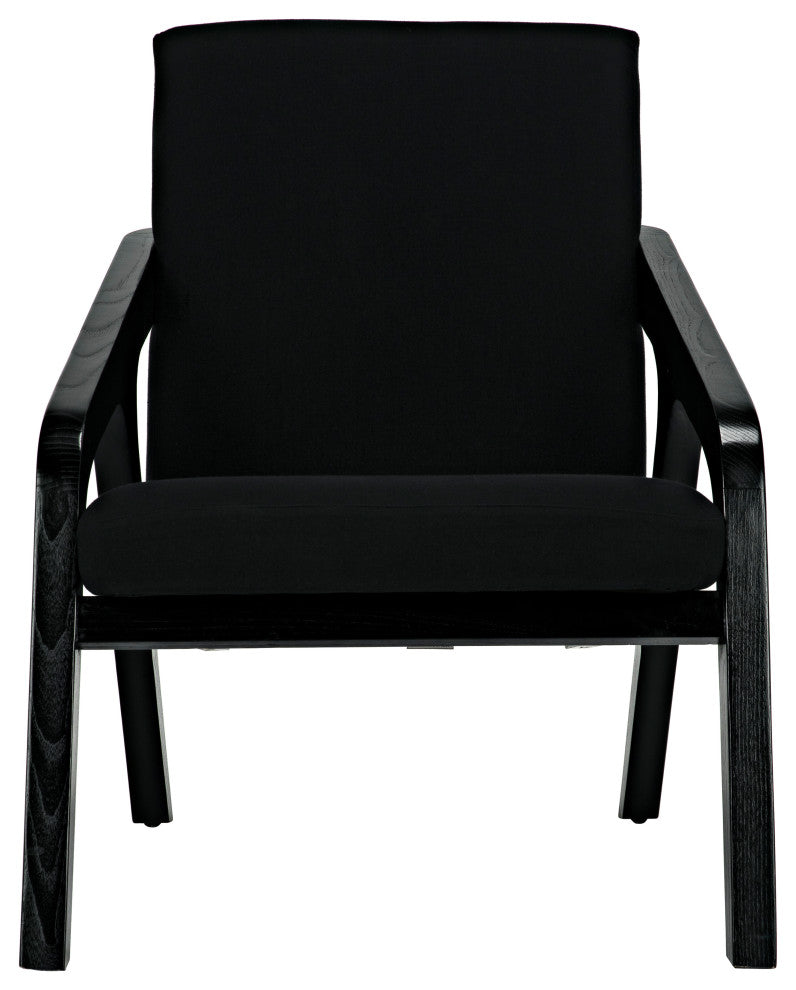 Lamar Chair, Charcoal Black