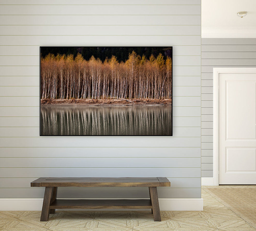 "Golden Visions" Art block Framed Canvas, 14"x11"