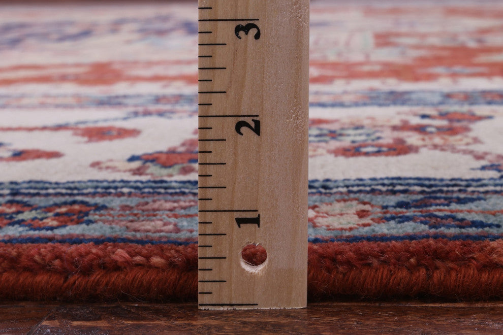 9' 0" X 12' 0" Heriz Serapi Hand-Knotted Wool Rug - Q16005