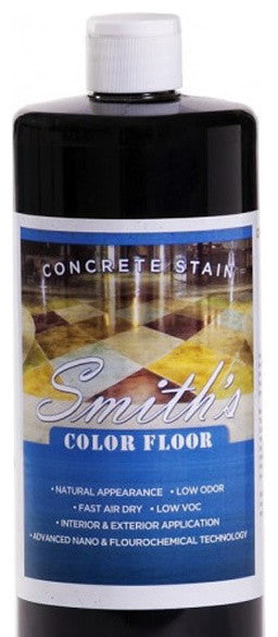 Smiths Paint Decorative Concrete Color Stains World Series Water Based, 560 Sea Foam, Quart