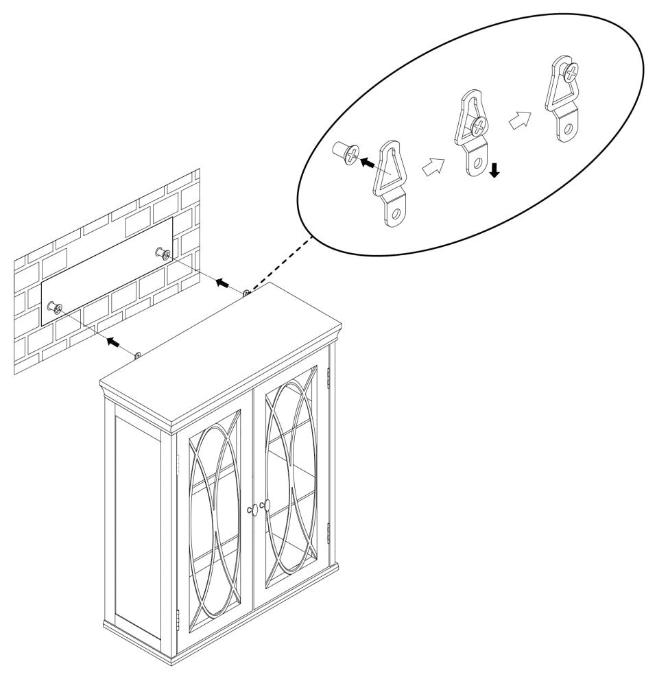 Bathroom Wall Storage Cabinet Adjust Shelves