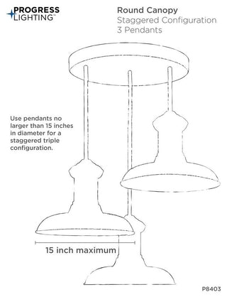 Progress Lighting Canopy Accessory, Brushed Nickel