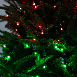 7ft. Pre-Lit Artificial Edmonton Fir Light Show Memory Shape Christmas Tree