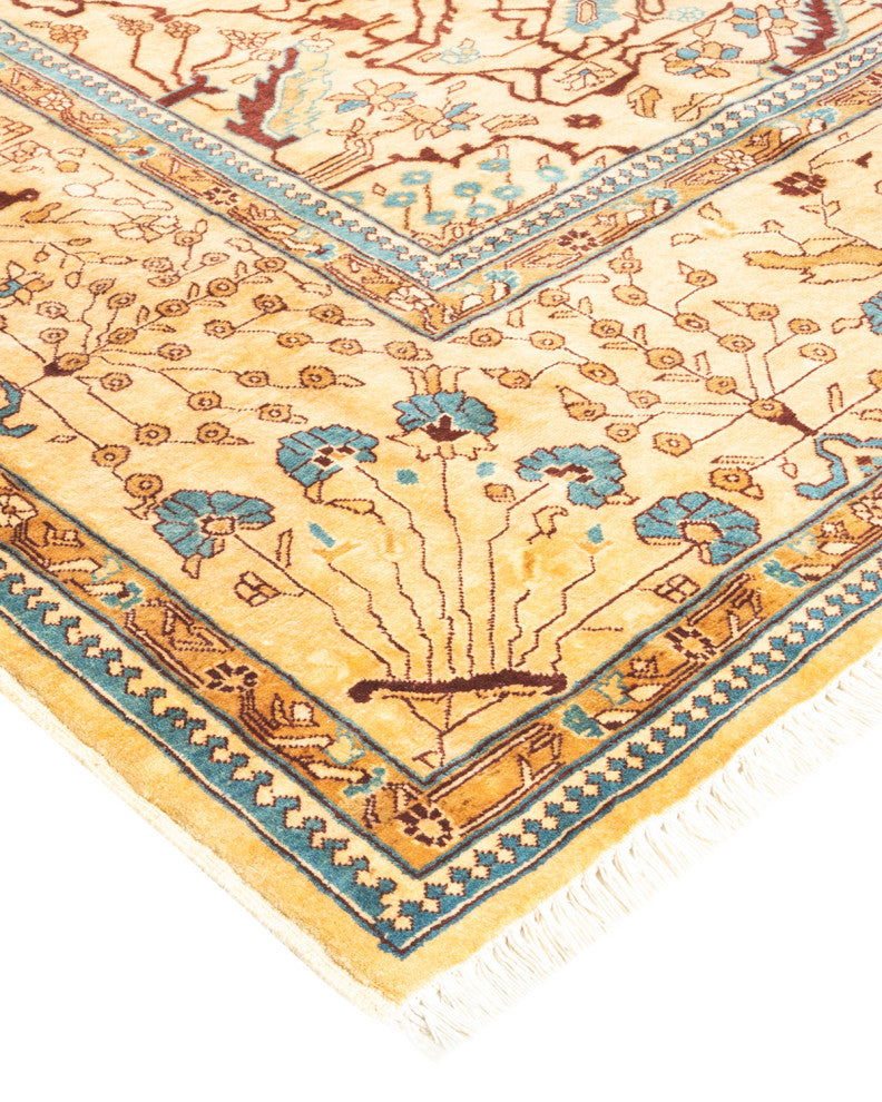 Bano One-of-a-Kind Hand-Knotted Area Rug Ivory, 8'10"x11'3"