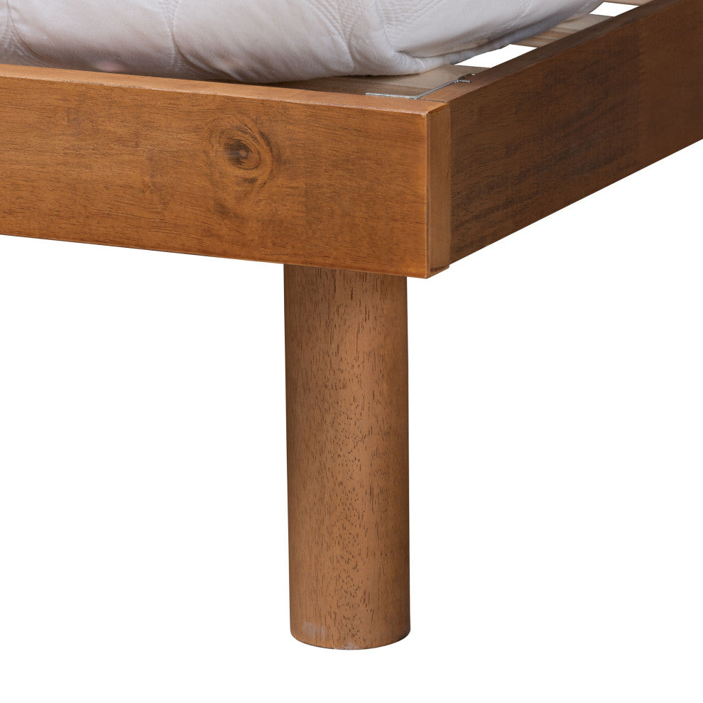 Micah Ash Walnut Platform Bed, Full