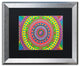 Hello Angel ''Aztec Rainbow'' Art, Silver Frame, Black Mat, 20x16