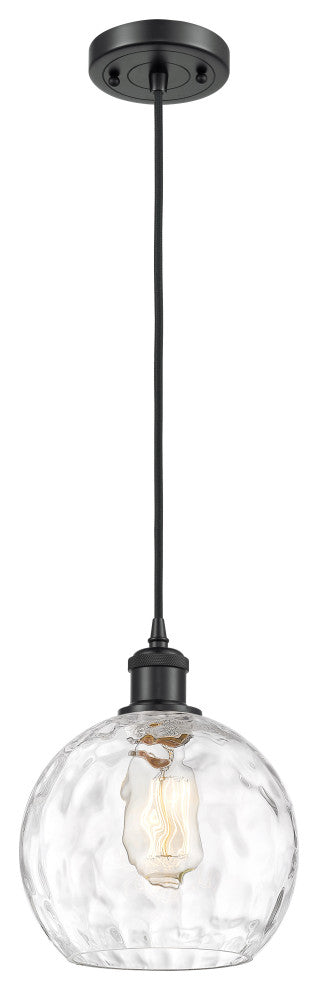 Innovations 516-1P-BK-G1215-8 1-Light Mini Pendant, Matte Black