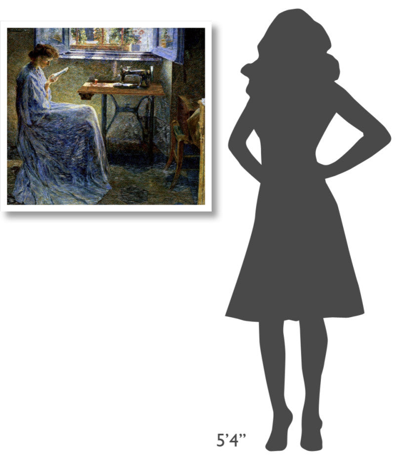 "The Romance of One Seamstress" Digital Paper Print by Umberto Boccioni, 32"x29"