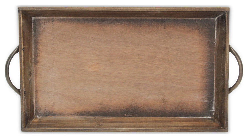 Tapered Wooden Serving Tray