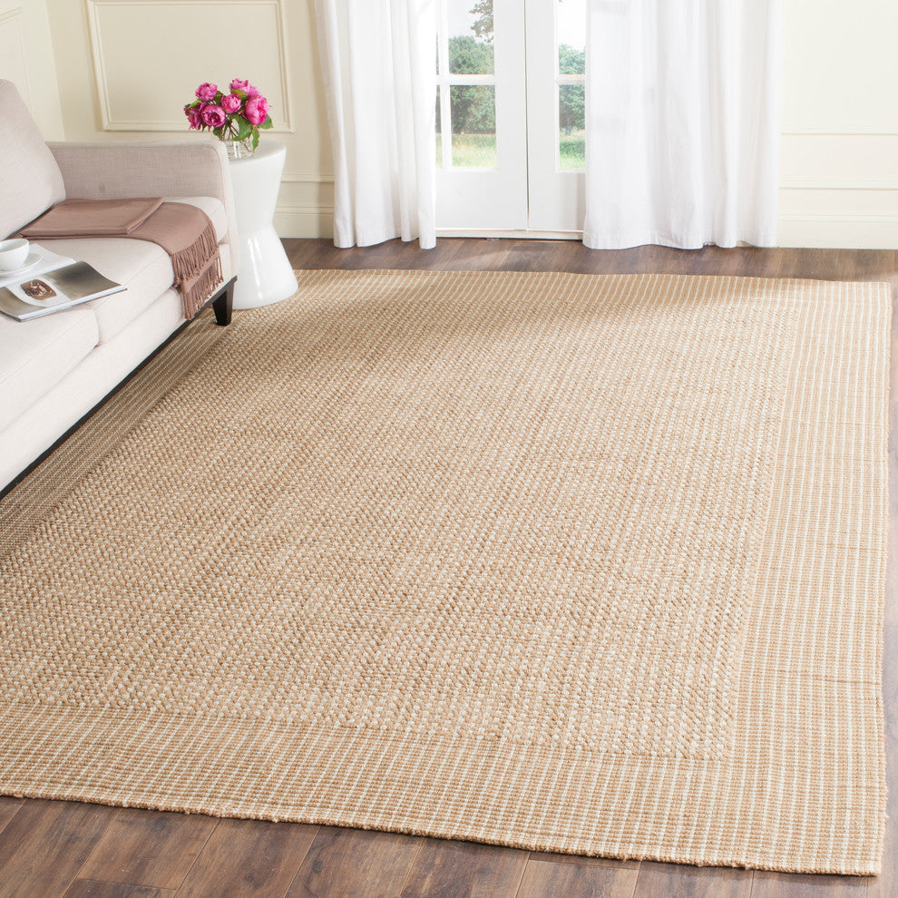 Safavieh Natural Fiber Nf449A Rug, Ivory/Beige, 11'0" X 15'0"
