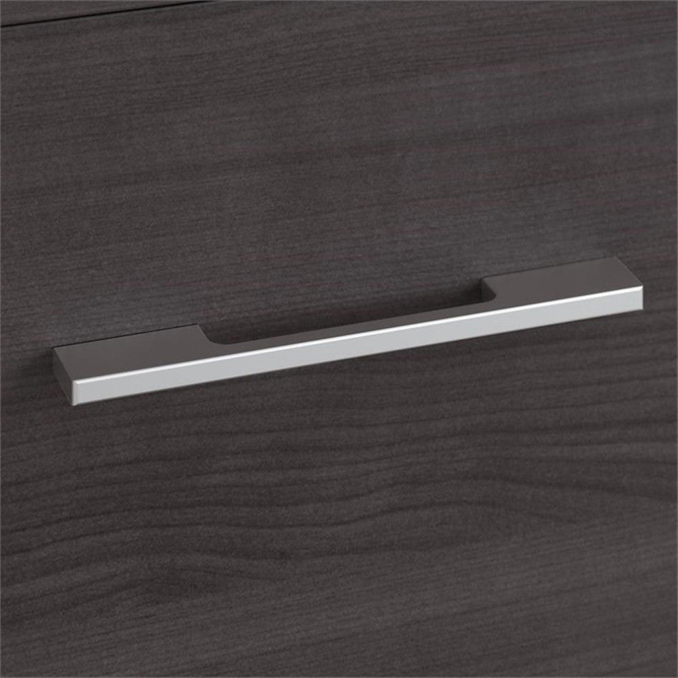 Office 500 16W 2 Drawer File Cabinet in Storm Gray - Engineered Wood