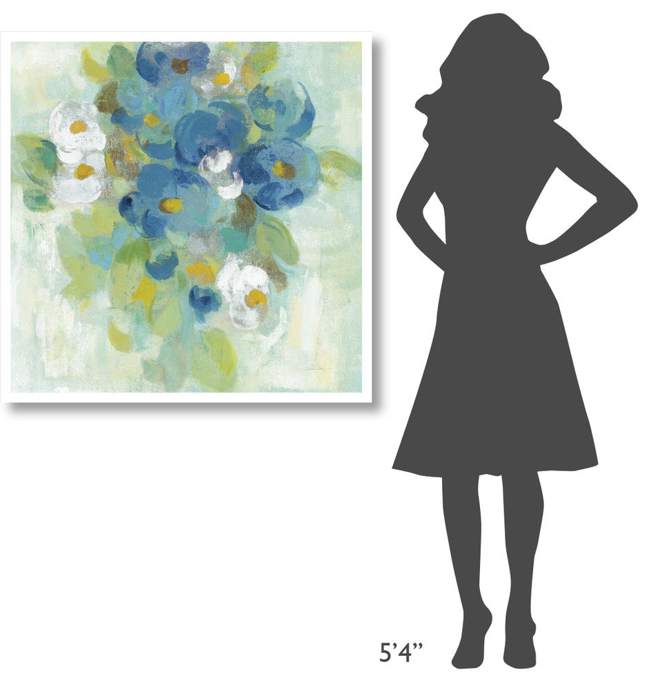 "Spring Aroma II Yellow" Digital Paper Print by Silvia Vassileva, 38"x38"