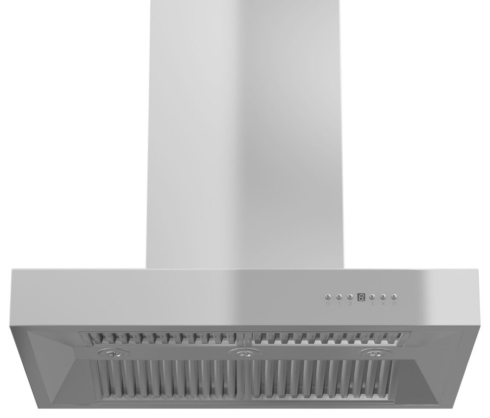 ZLINE 48 in. Professional Island Mount Range Hood, Stainless Steel, KECOMi-48