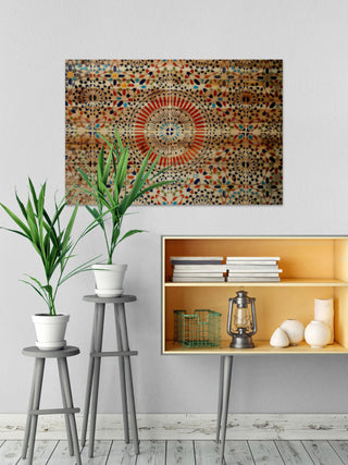 "Kortoba" UV Ink Print on Natural Pine Wood, 60"x40"