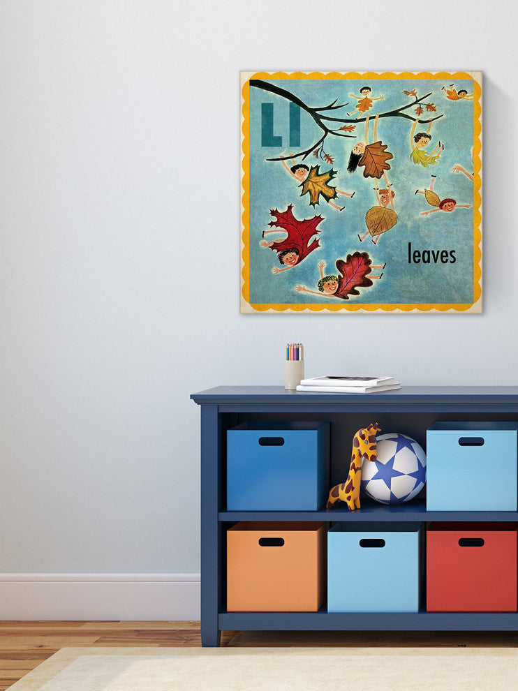 "Leaves" Painting Print on Canvas by Curtis