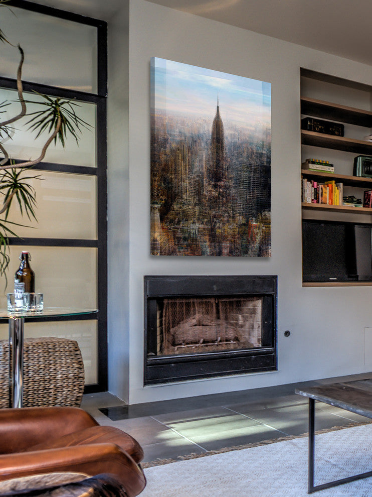"Empire State" Painting Print on Canvas