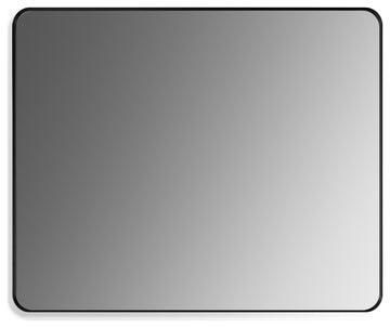 Nettuno Rectangle Bathroom/Vanity Aluminum Framed Wall Mirror, Matt Black, 36"