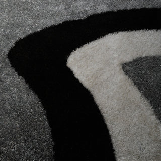HAND TUFTED SHAG POLYESTER ECO-FRIENDLY AREA RUGS -Multicolor,Contemporary
