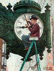 "Clock Repairman" Painting Print on Canvas by Norman Rockwell