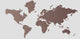 Studio Map Mural, Chocolate Gradient, Peel and Stick, 1 Panel, 124"x60"