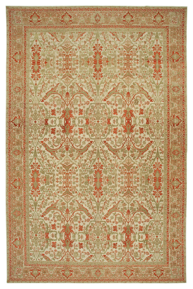 Rug N Carpet - Handwoven Oriental 11' 9" x 18' 4" Large Oushak Area Rug