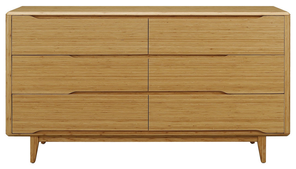 Currant Six Drawer Dresser, Caramelized