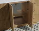 La Jolla Bathroom Vanity, Washed Oak, 55", Single Sink, Freestanding