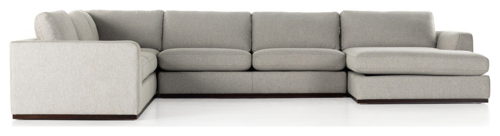 Colt 4pc Raf Sectional-Aldred Silver