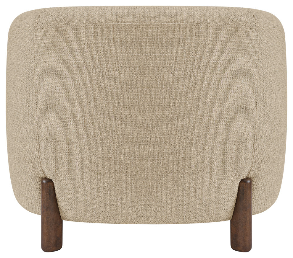Ruth Accent Arm Chair, Barley Beige, Fabric
