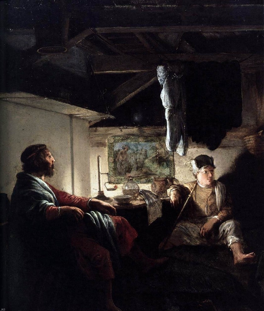 Adam Elsheimer Jupiter and Mercury at Philemon and Baucis Wall Decal