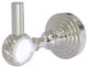 Pacific Grove Robe Hook with Twisted Accents, Satin Nickel