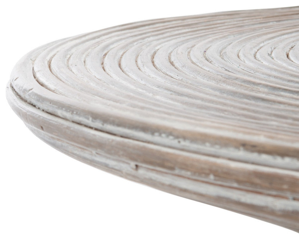 Safavieh Cristina Rattan Coffee Table, Grey White Wash