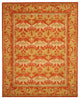 Hand-Tufted Wool Rust Transitional Oriental Morris Rug, 6' Round