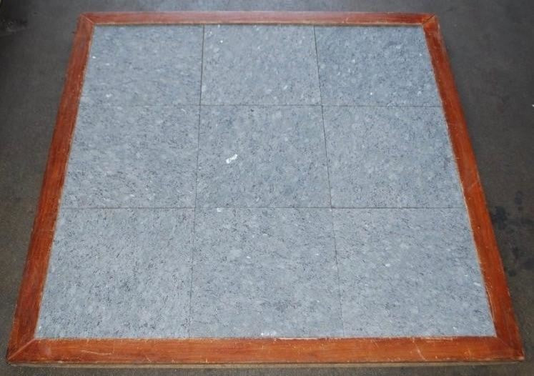 Verde Fontaine Granite Tiles, Riverwashed Finish, 12"x12", Set of 160