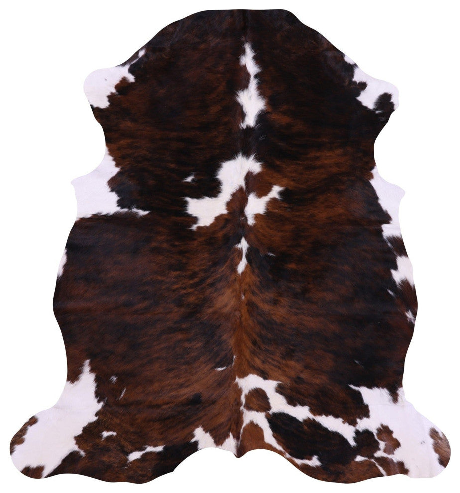 6' 8" X 6' 2" Natural Cowhide Rug C1566
