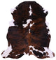 6' 8" X 6' 2" Natural Cowhide Rug C1566