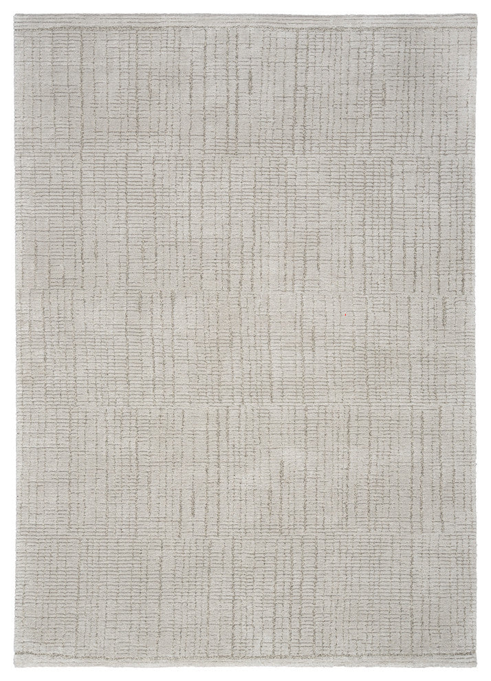 Nourison Andes 6' x 9' Silver Scandinavian Indoor Rug