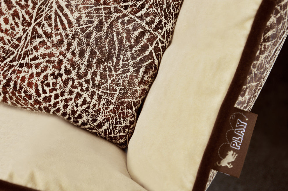 Lounge Bed Savannah, Brown, Small