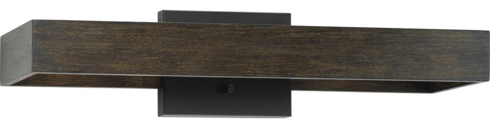 Boundary Collection 2-Light Modern Wall Sconce, Matte Black