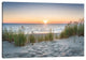 Beautiful Sunset At The Beach by Jan Becke