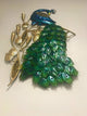 DecorShore Gold Blue Bird Metal Decorative Wall Art