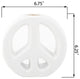6.75" Peace Ceramic Vase