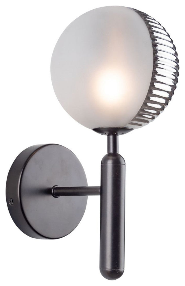 Bolla - 1-Light Wall Sconce - Black