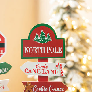 2-Piece Set Christmas Wooden Sign Table Decor