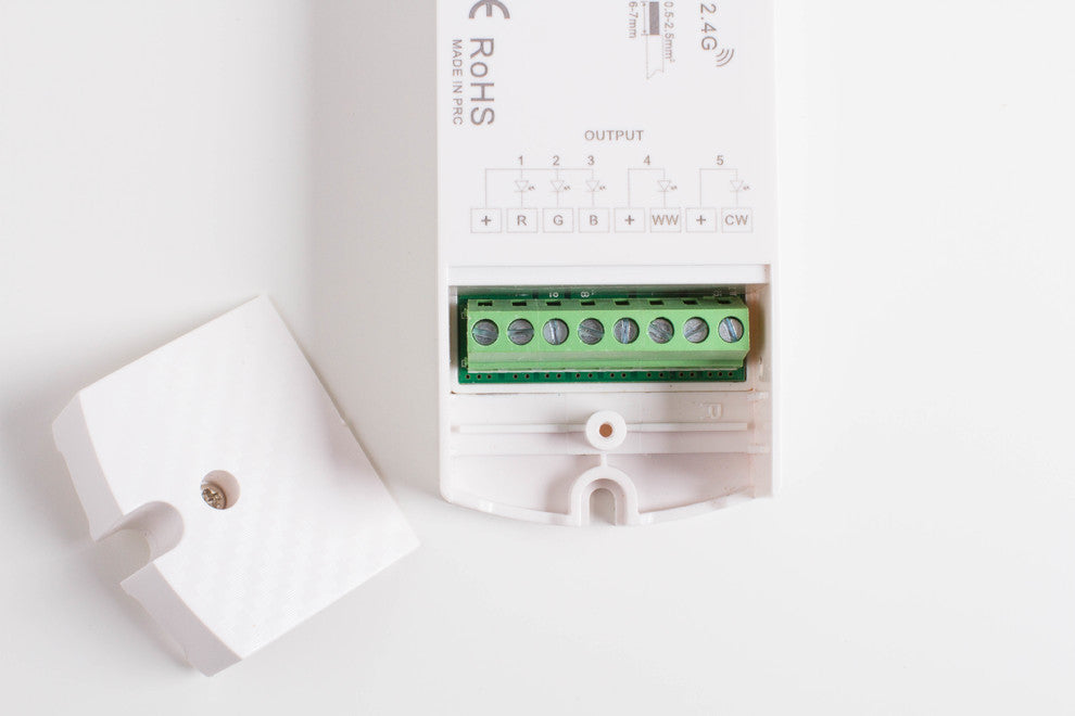 RGB RGBw ww/Cw CCT LED Strip Light Controller 5 In 1 Compatible For LED Light
