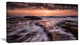 "Exotic Flow of Waters Over Rocks" Seascape Wall Art, 32"x16"